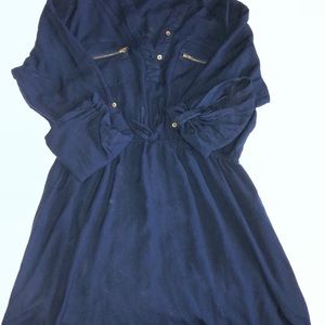 Navy blue dress